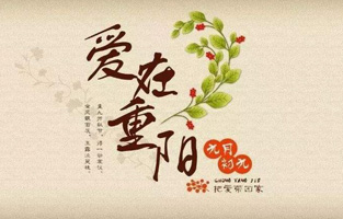 重阳节，是中国传统节日，节期为每年农历九月初九。“九”数在《易经》中为阳数，“九九”两阳数相重，故曰“重阳”；因日与月皆逢九，故又称为“重九”。九九归真，一元肇始，古人认为九九重阳是吉祥的日子。古时民间在重阳节有登高祈福、秋游赏菊、佩插茱萸、拜神祭祖及饮宴祈寿等习俗。传承至今，又添加了敬老等内涵，于重阳之日享宴高会，感恩敬老。登高赏秋与感恩敬老是当今重阳节日活动的两大重要主题。 